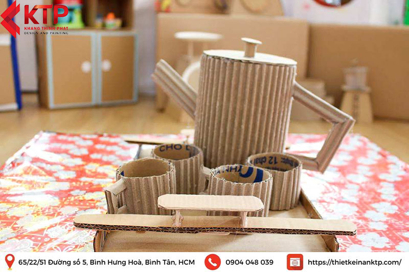 tái chế carton làm đồ chơi trẻ em