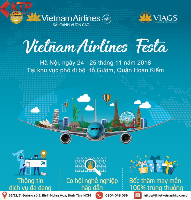 Poster của Vietnam Airlines