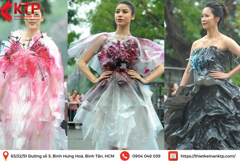 thời trang tái chế từ áo mưa