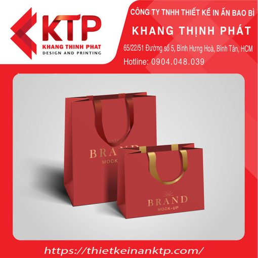 Dịch vụ in túi giấy cho shop thời trang tại Khang Thịnh Phát