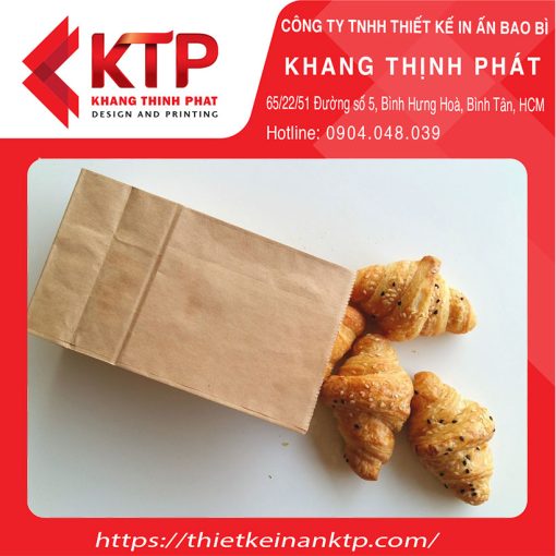 Dịch vụ in túi giấy đựng bánh mì tại Khang Thịnh Phát