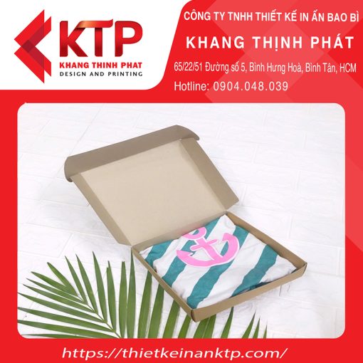 Dịch vụ in hộp giấy đựng quần áo tại Khang Thịnh Phát
