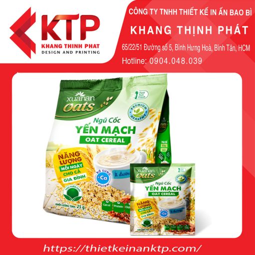Dịch vụ in bao bì đựng ngũ cốc tại Khang Thịnh Phát