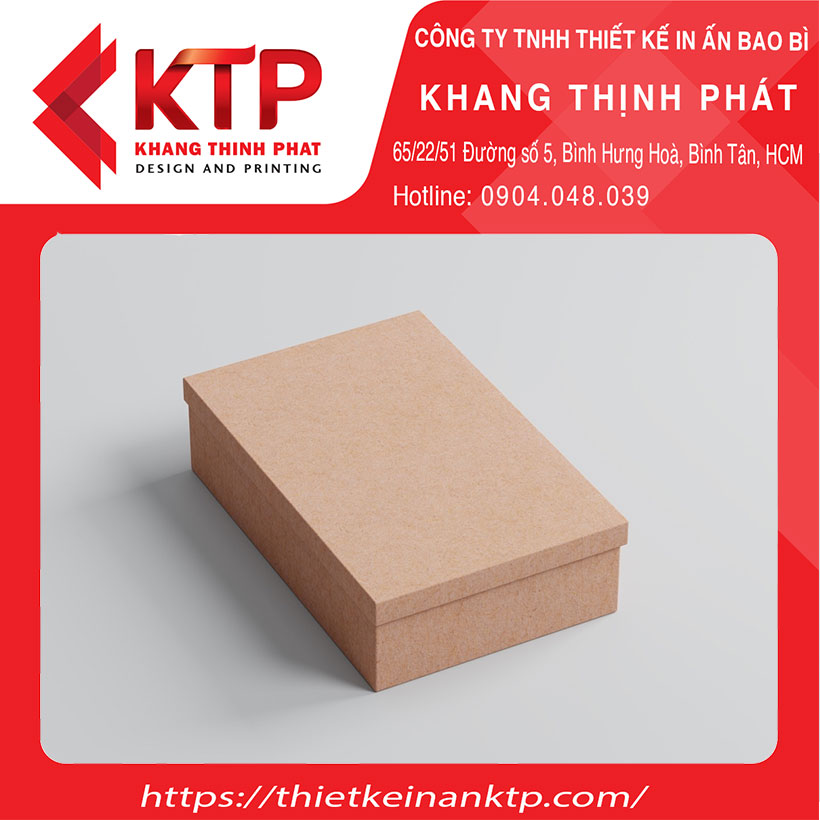 Dịch vụ in hộp giấy Kraft tại Khang Thịnh Phát