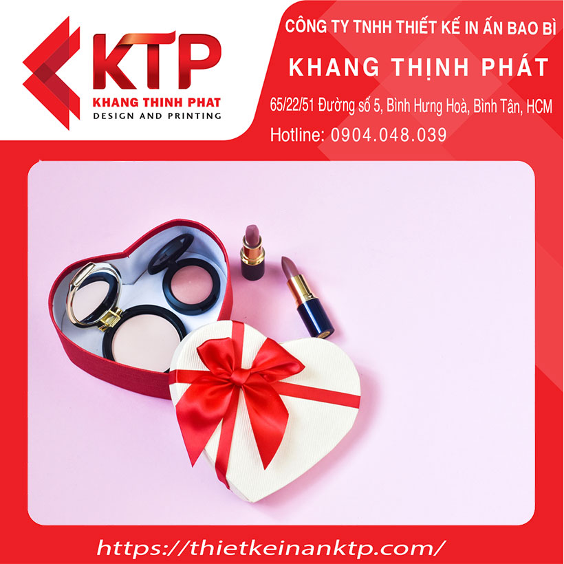 Dịch vụ in hộp quà đựng son môi tại Khang Thịnh Phát