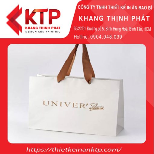 Dịch vụ in túi giấy đựng giày tại Khang Thịnh Phát