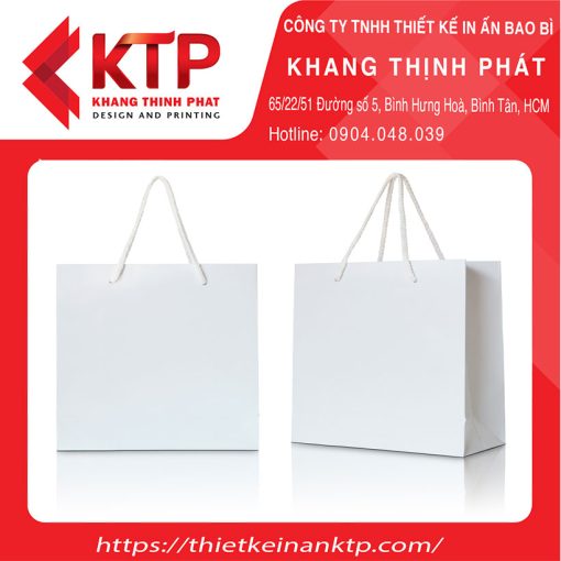 Dịch vụ in túi giấy kraft trắng tại Khang Thịnh Phát