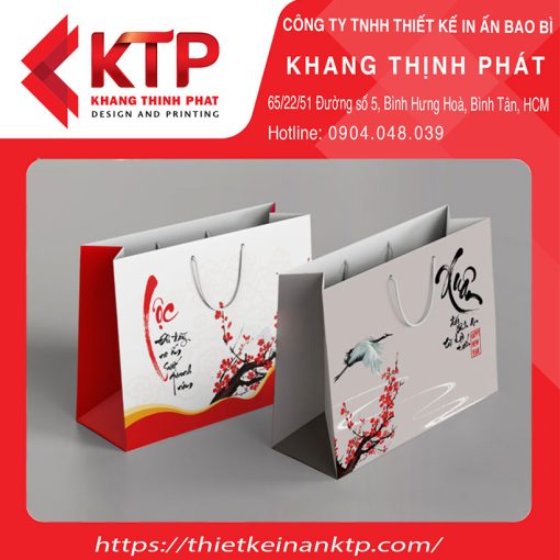 Dịch vụ in túi giấy quà Tết tại Khang Thịnh Phát