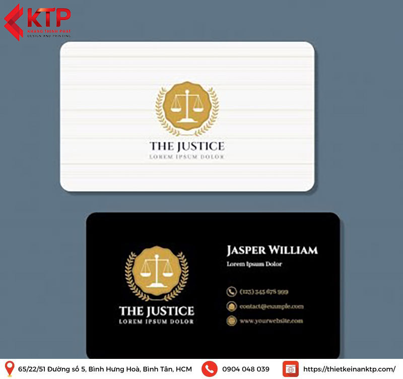 mẫu name card vist luật sư