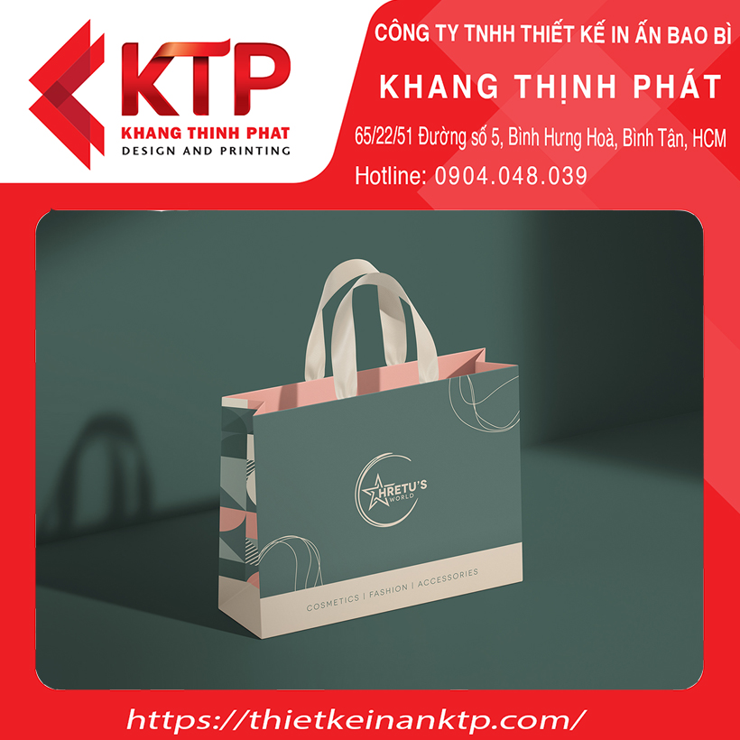 Dịch vụ in túi giấy cán màng tại Khang Thịnh Phát