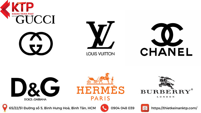 những mẫu thiết kế logo đẹp của brand luxury