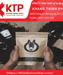 Khang Thịnh Phát là đơn vị in túi giấy đựng cà phê uy tín hiện nay 