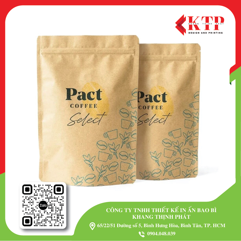 túi zip đáy đứng đựng cà phê túi zip đáy đứng đựng cà phê