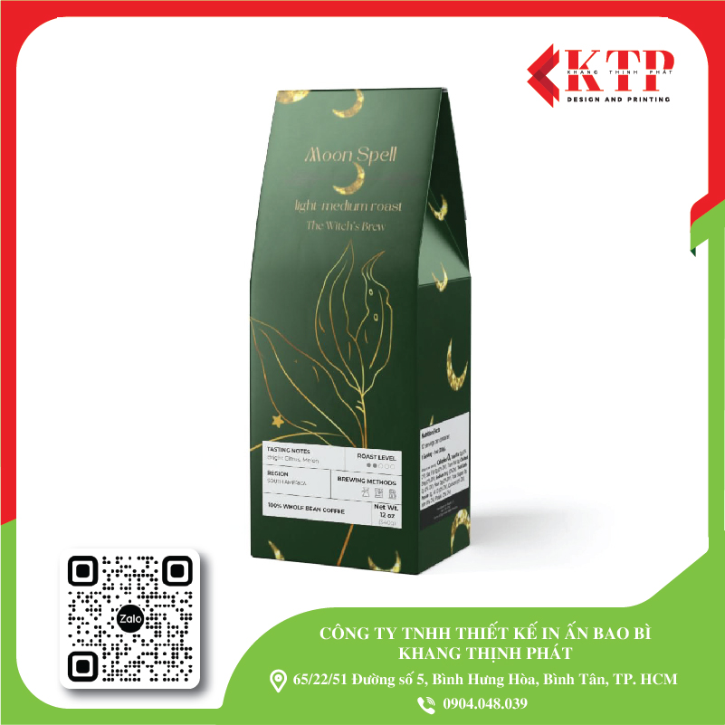 đặt in túi giấy đựng cà phê tại Khang Thịnh Phát đặt in túi giấy đựng cà phê tại Khang Thịnh Phát