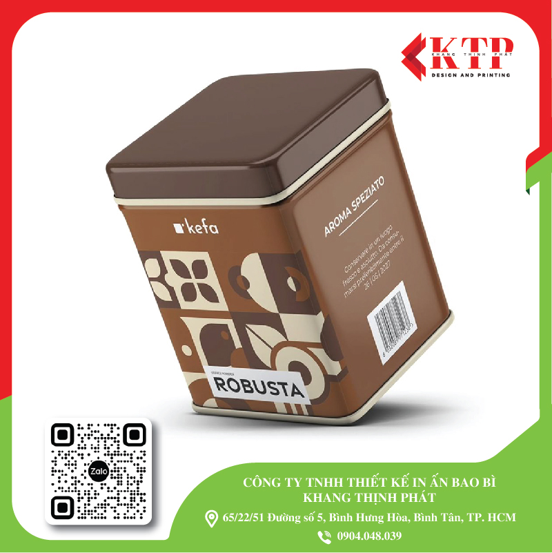 hộp thiếc vuông đựng cà phê hộp thiếc vuông đựng cà phê
