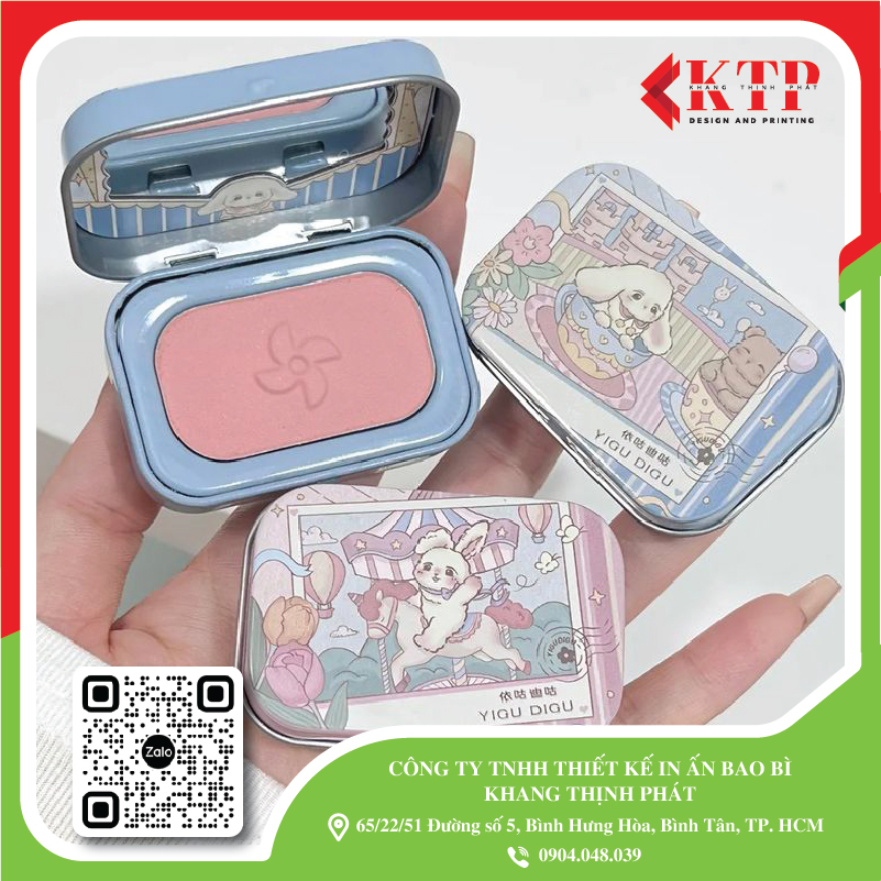 Mẫu hộp thiếc đựng mỹ phẩm đẹp Mẫu hộp thiếc đựng mỹ phẩm đẹp