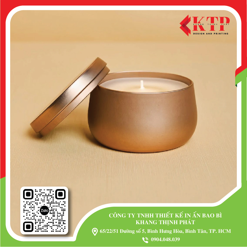 Thiết kế hộp thiếc đựng nến đẹp Thiết kế hộp thiếc đựng nến đẹp