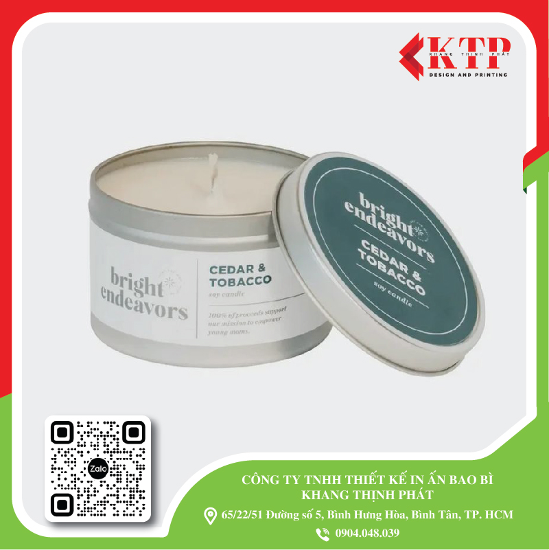 Hộp thiếc đựng nến số lượng ít Hộp thiếc đựng nến số lượng ít
