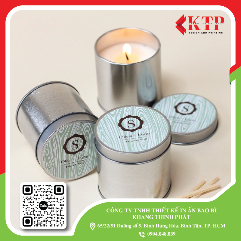 In hộp thiếc đựng nến theo yêu cầu In hộp thiếc đựng nến theo yêu cầu