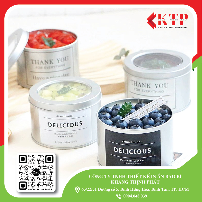 Gia công hộp thiếc thực phẩm theo yêu cầu Gia công hộp thiếc thực phẩm theo yêu cầu