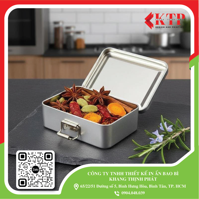 Hộp thiếc đựng thực phẩm theo yêu cầu Hộp thiếc đựng thực phẩm theo yêu cầu