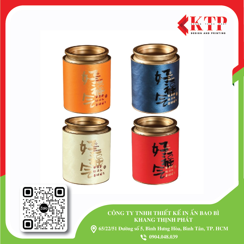 in hộp thiếc tròn đựng trà in hộp thiếc tròn đựng trà