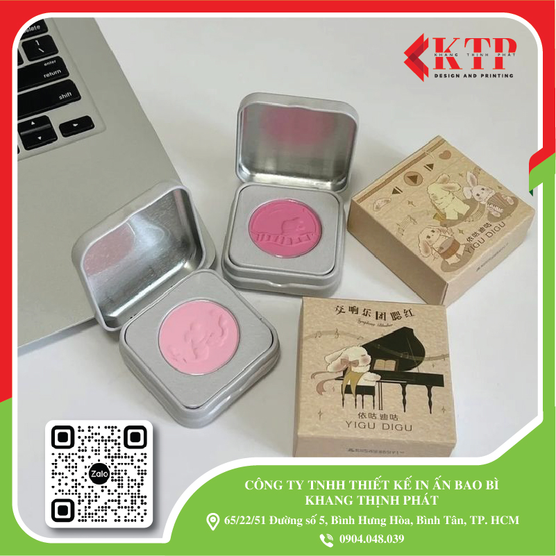 Hộp thiếc vuông đựng mỹ phẩm Hộp thiếc vuông đựng mỹ phẩm