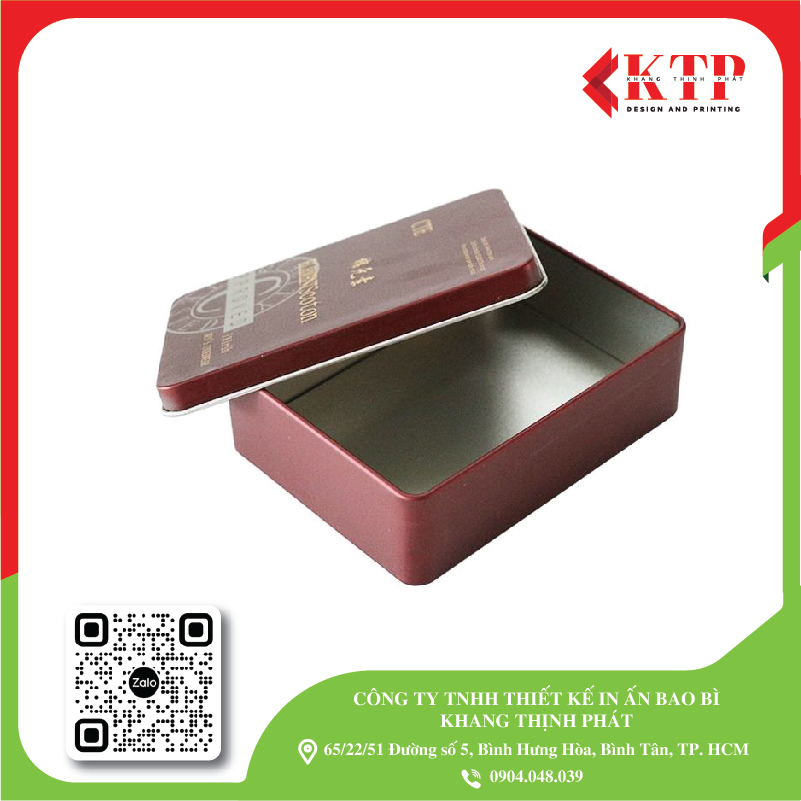 cơ sở in ấn hộp thiếc chữ nhật cơ sở in ấn hộp thiếc chữ nhật