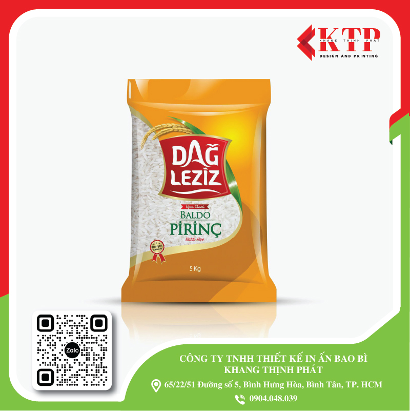 In bao bì đựng gạo số lượng lớn In bao bì đựng gạo số lượng lớn