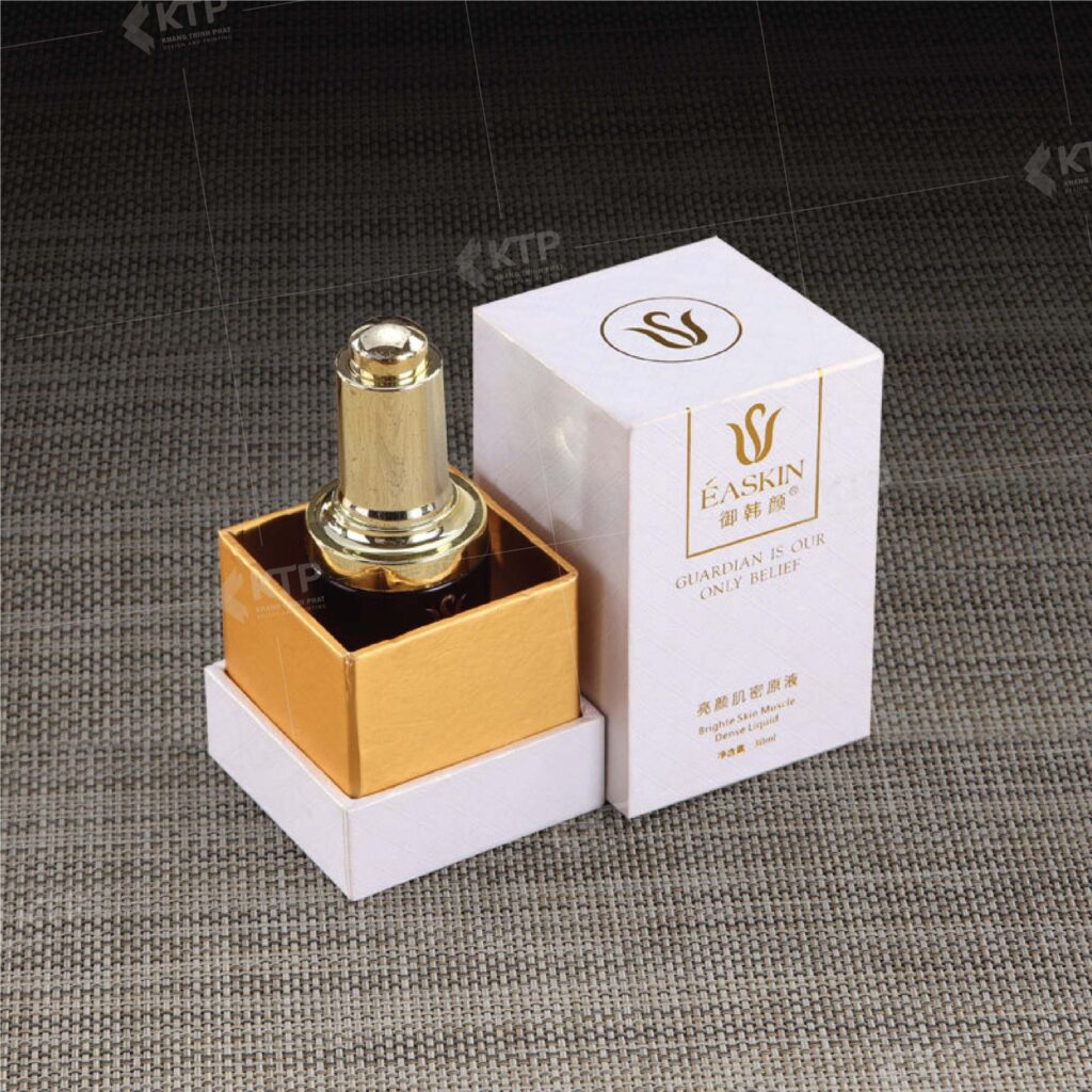 sản xuất hộp cứng cao cấp đựng serum mỹ phẩm 
