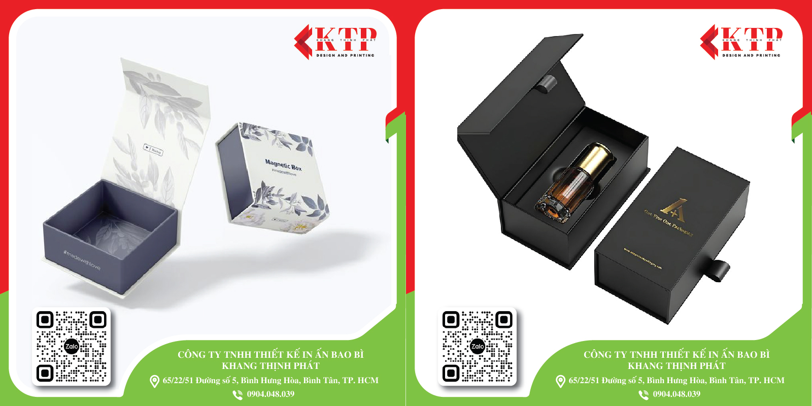 hộp cứng cam châm cao cấp