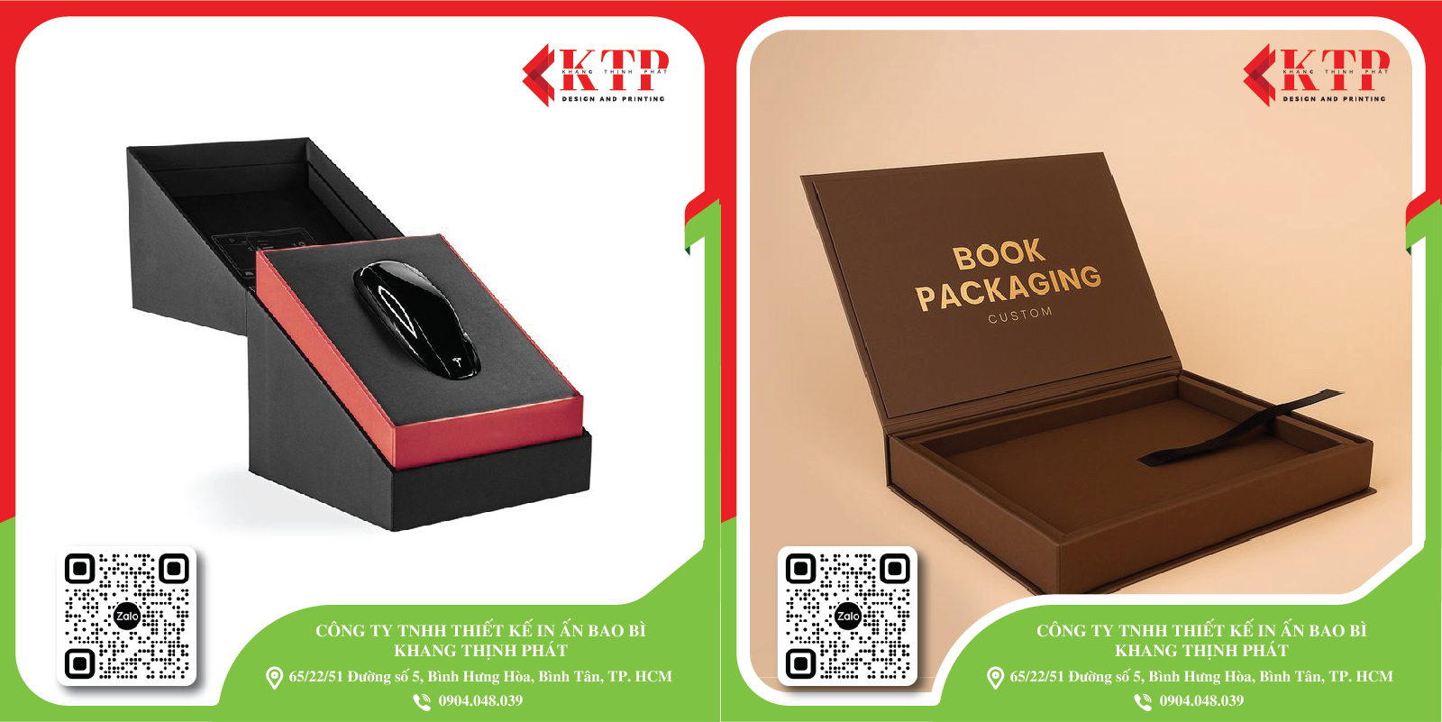 hộp cứng Book Style