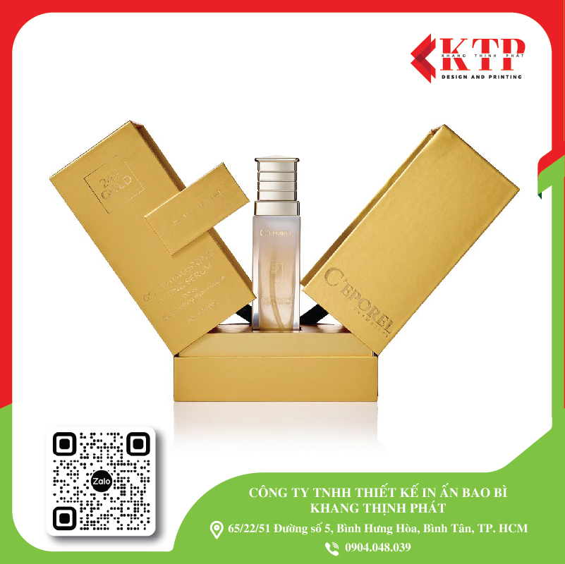 in hộp giấy đựng mỹ phẩm có cánh cửa mở in hộp giấy đựng mỹ phẩm có cánh cửa mở