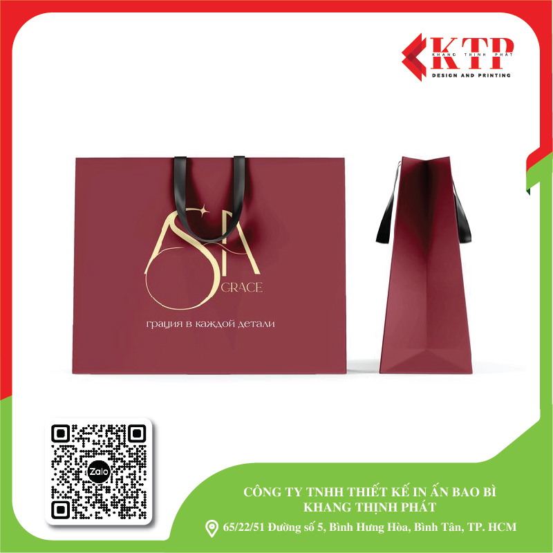Kích thước túi giấy cao cấp