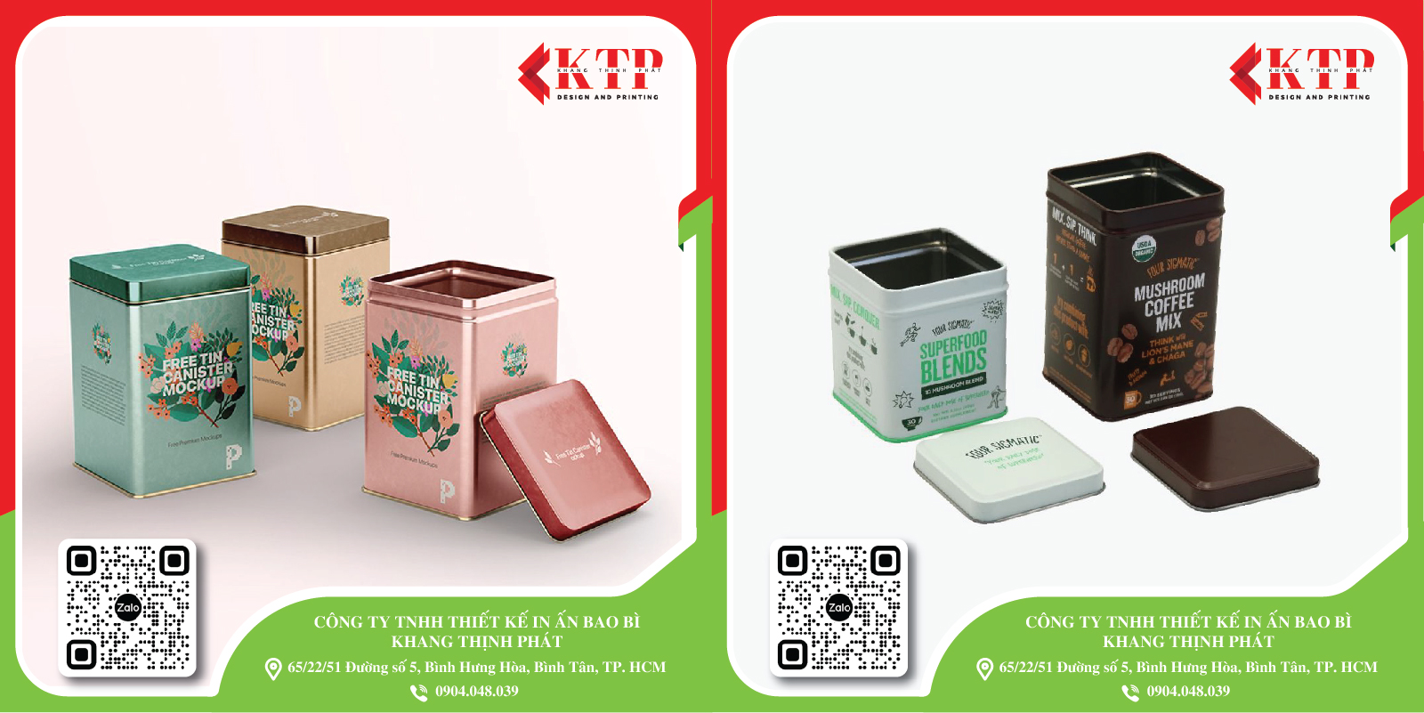 hộp thiếc đựng cà phê