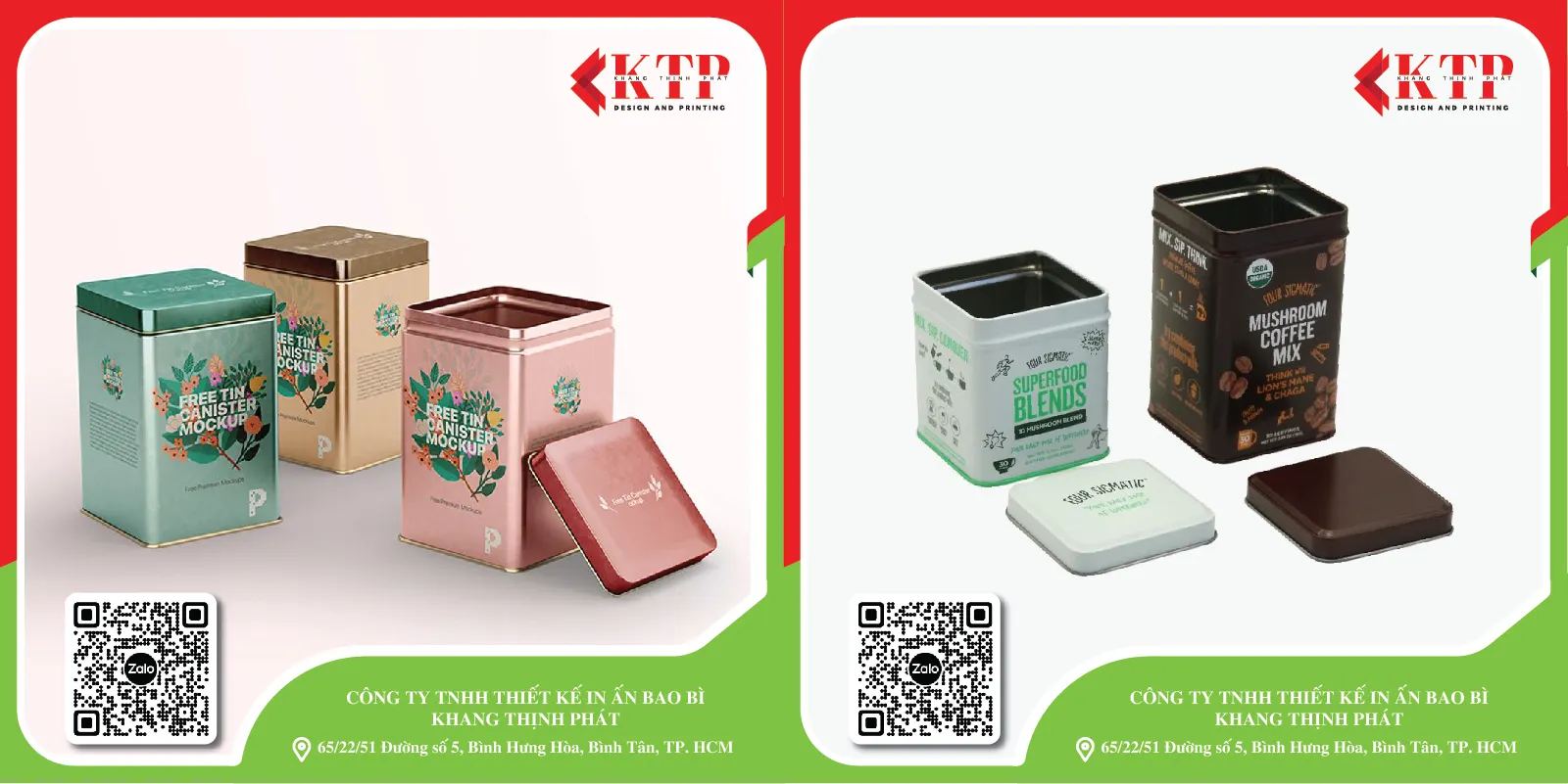 hộp thiếc đựng cà phê