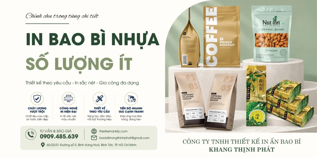 In Bao Bì Nhựa Số Lượng Ít – Giải Pháp Tối Ưu Cho Doanh Nghiệp