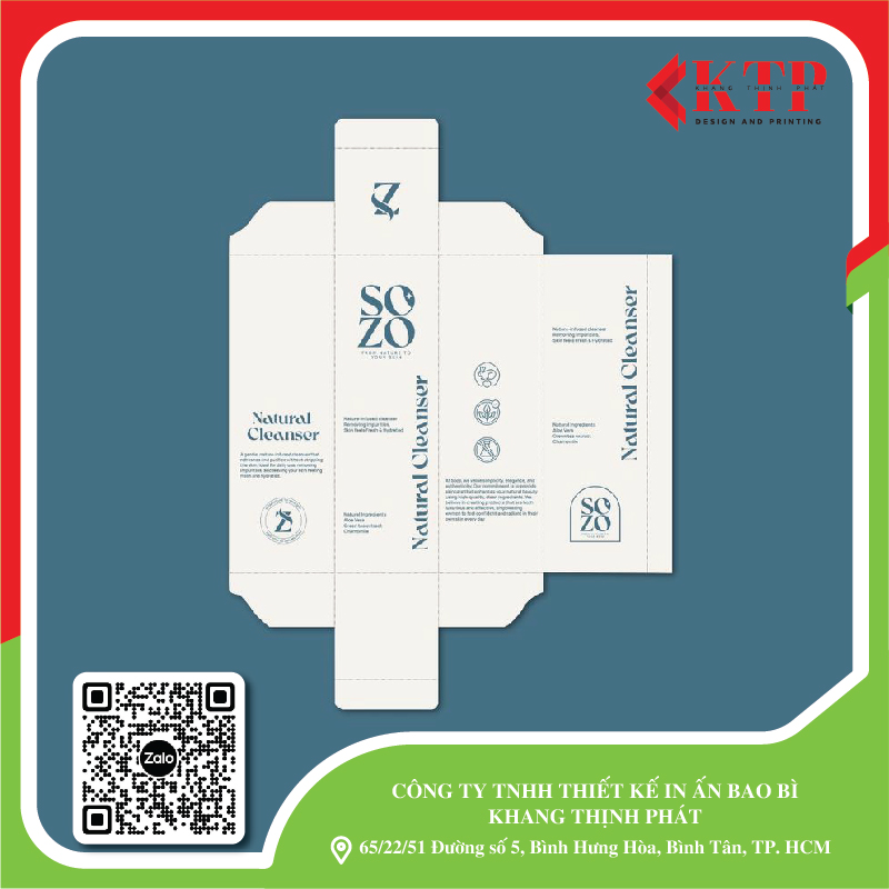 mẫu hộp giấy mỹ phẩm đẹp