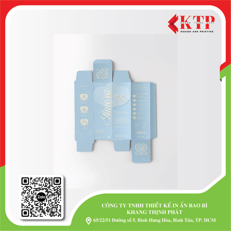 thiết kế hộp giấy mỹ phẩm