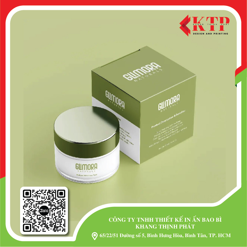 in hộp giấy mỹ phẩm số lượng ít