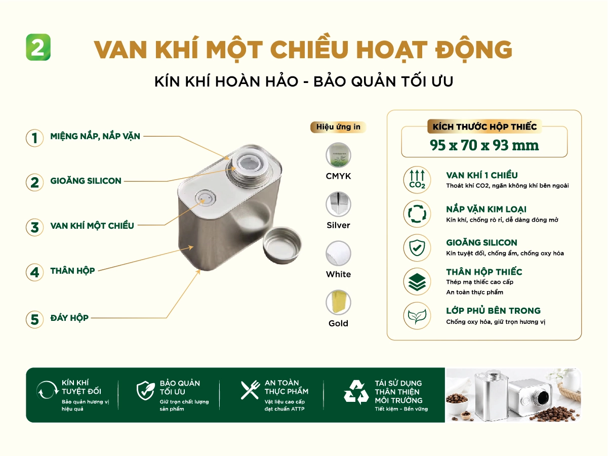 van khí một chiều