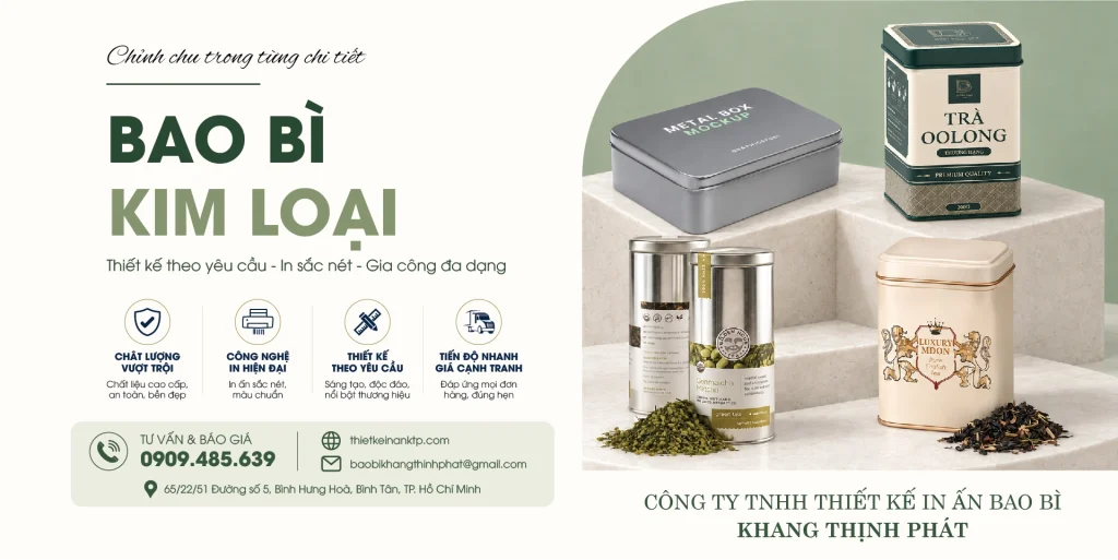 Bao Bì Kim Loại – Cao Cấp, Bền Đẹp, In Theo Yêu Cầu