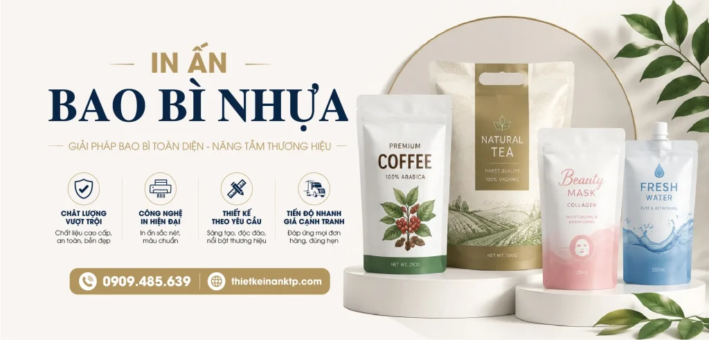 In Ấn Bao Bì Nhựa – Xưởng In Giá Rẻ Tại TPHCM