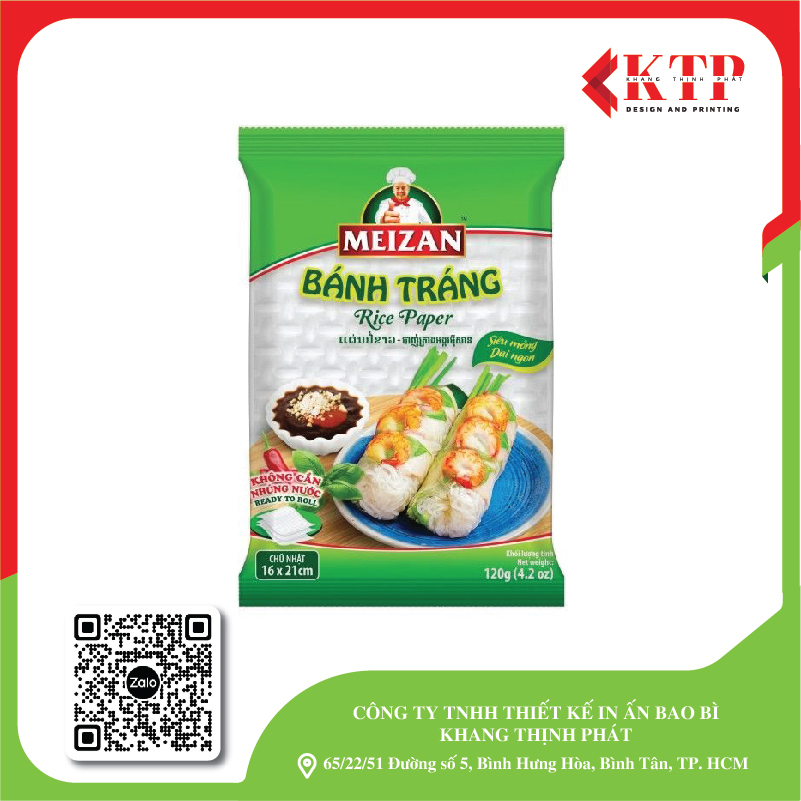 Bao bì bánh tráng giá xưởng Bao bì bánh tráng giá xưởng