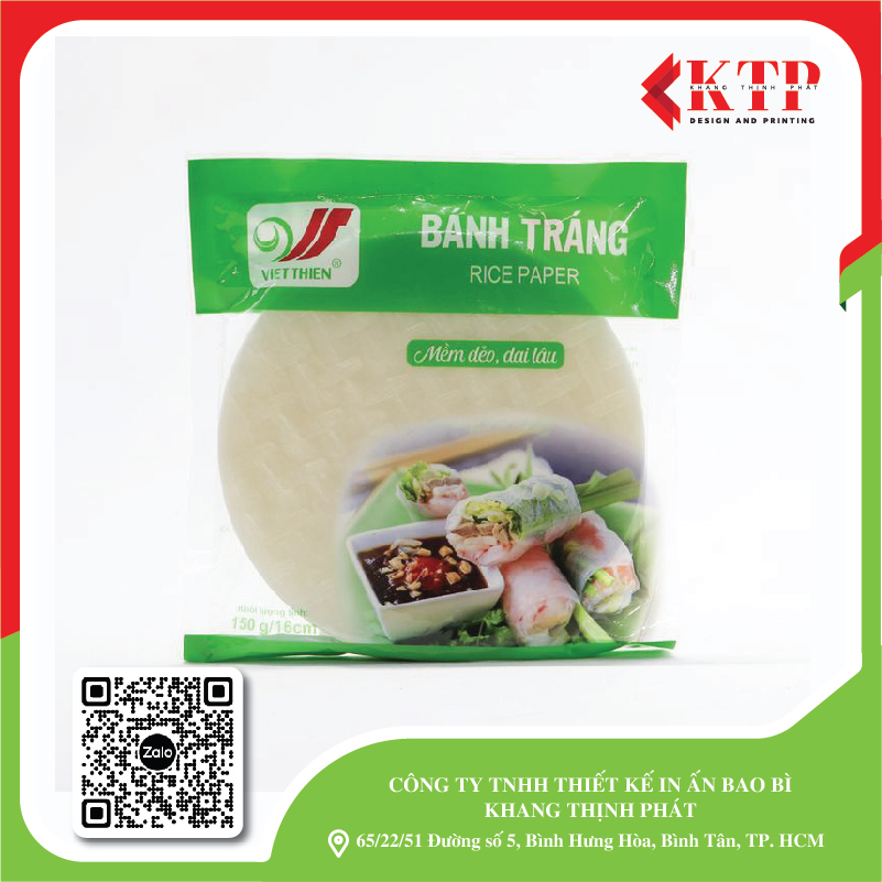 Mẫu bao bì bánh tráng đẹp Mẫu bao bì bánh tráng đẹp