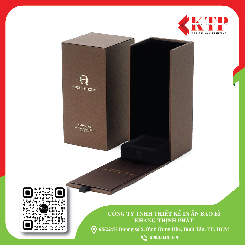 in hộp bìa cứng theo yêu cầu