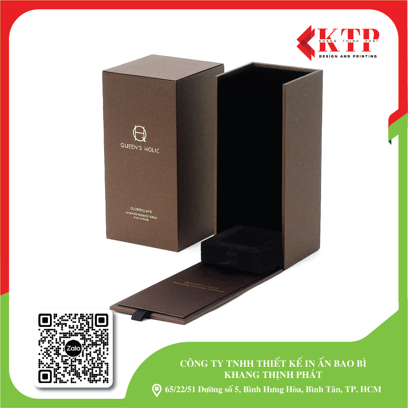 in hộp bìa cứng theo yêu cầu