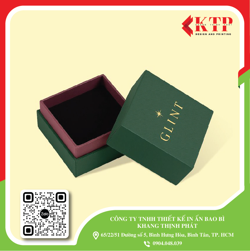 In hộp giấy cứng cao cấp theo yêu cầu tại xưởng
