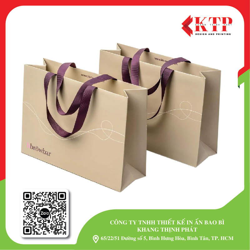 in túi giấy số lượng ít