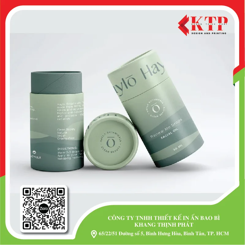 in lon giấy đựng trà in lon giấy đựng trà